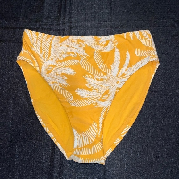 Robin Piccone Other - Robin Piccone High Waist Bikini Bottoms, yellow bikini bottom, bikini bottom